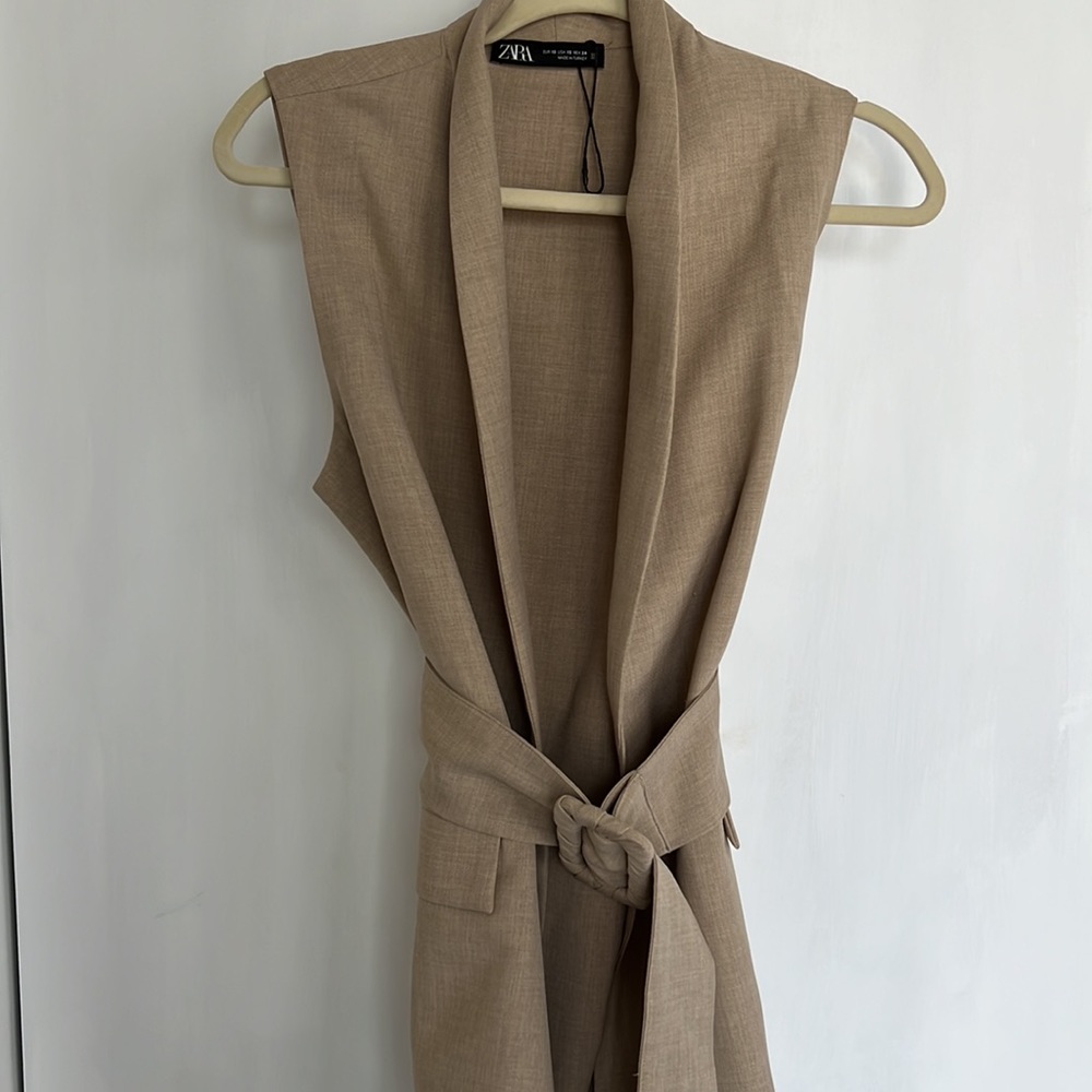 Blazer sleeveless zara XS